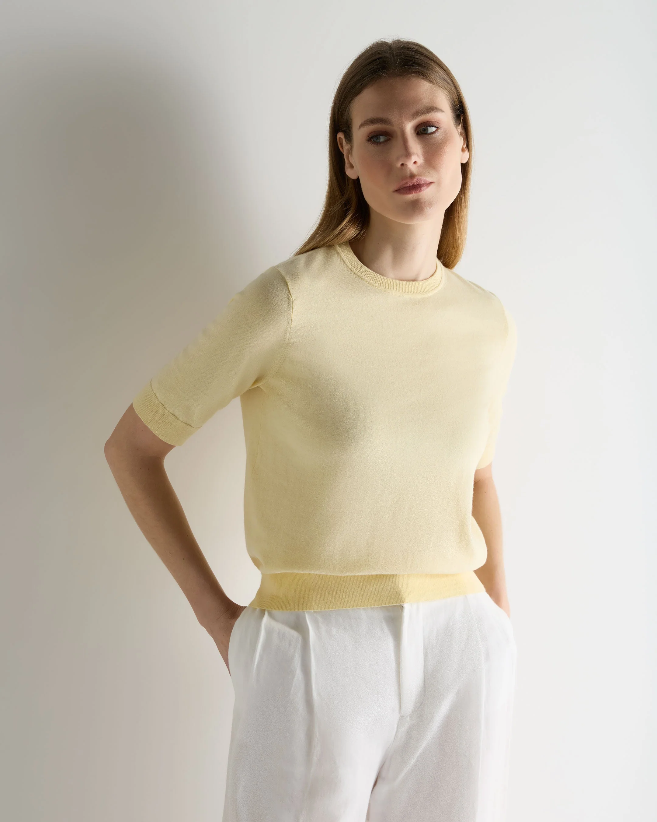 WOMEN'S CASHMERE TOPS & T-SHIRTS